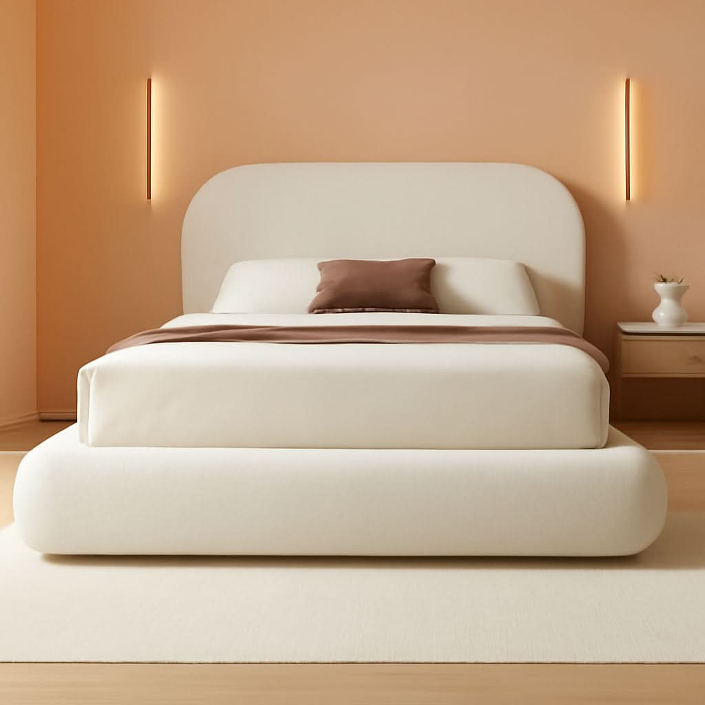 The Delaney Velvet King Bed