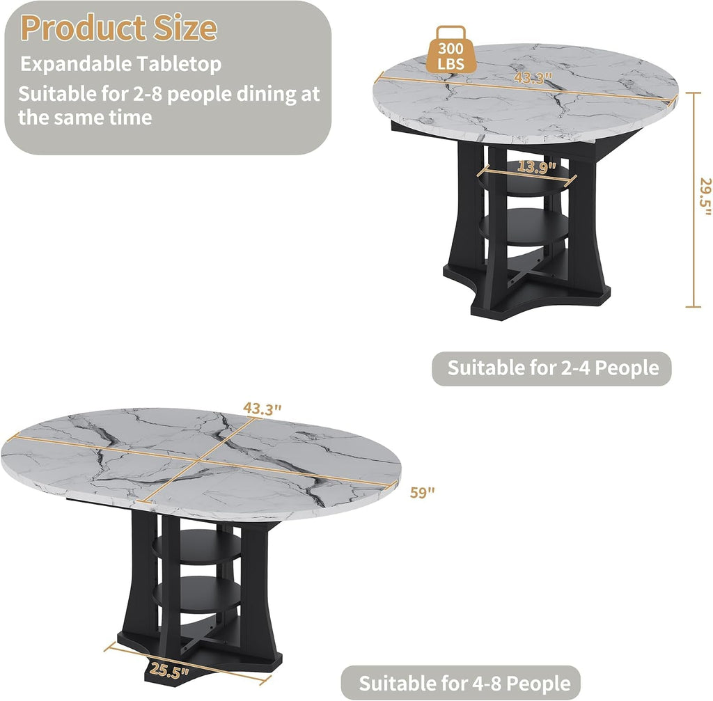 The Marlowe Extendable Dining Table
