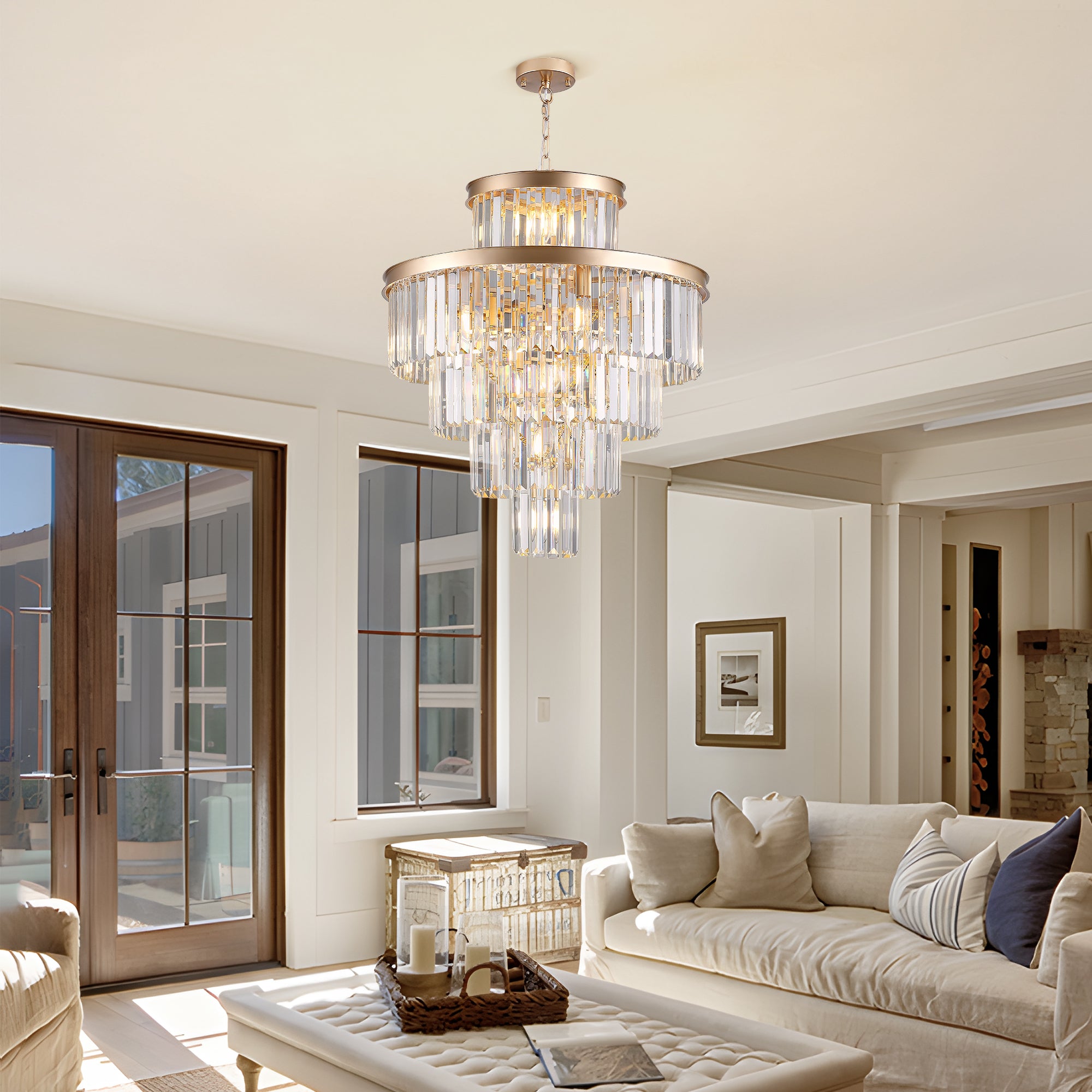 The Colette Crystal Chandelier