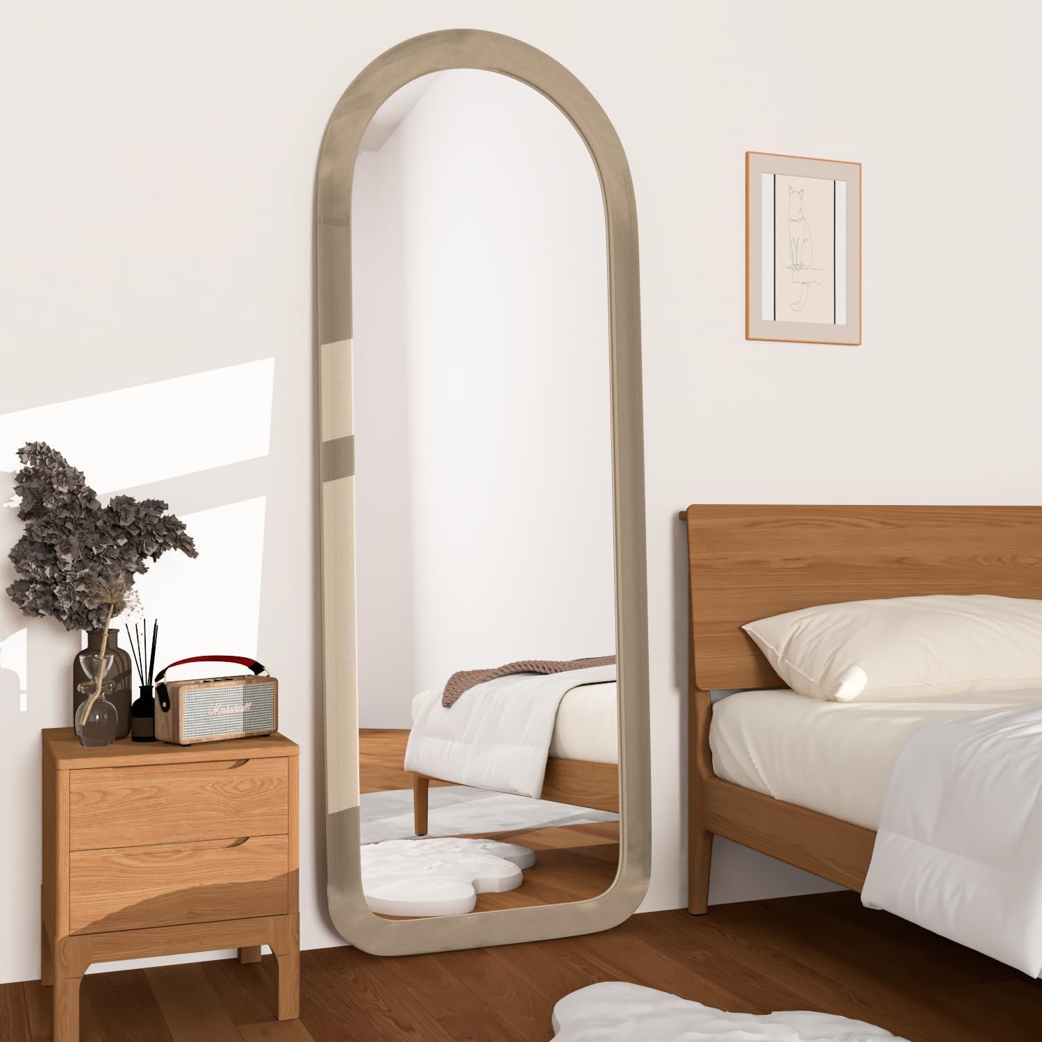The Aveline Arched Floor Mirror