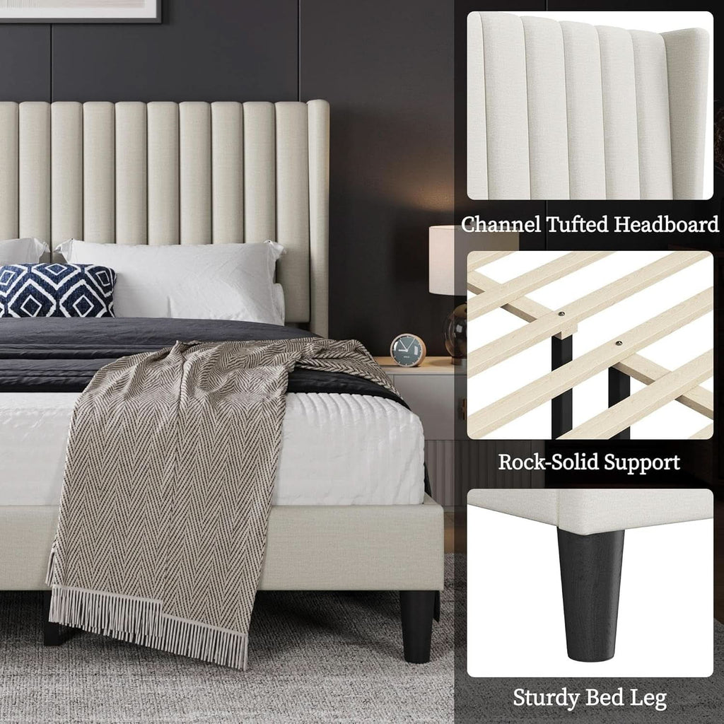 The Sutton Upholstered Queen Bed