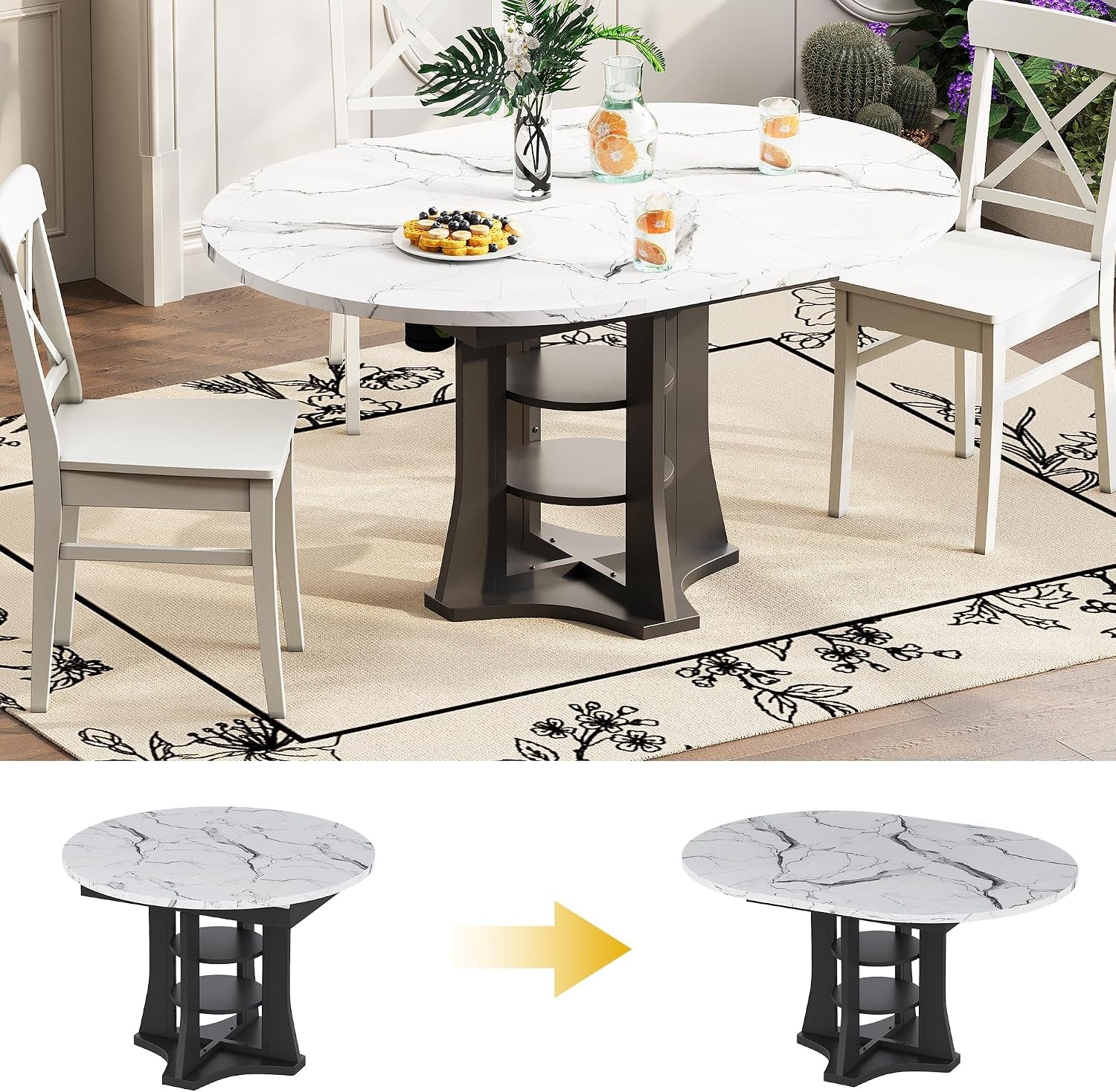 The Marlowe Extendable Dining Table